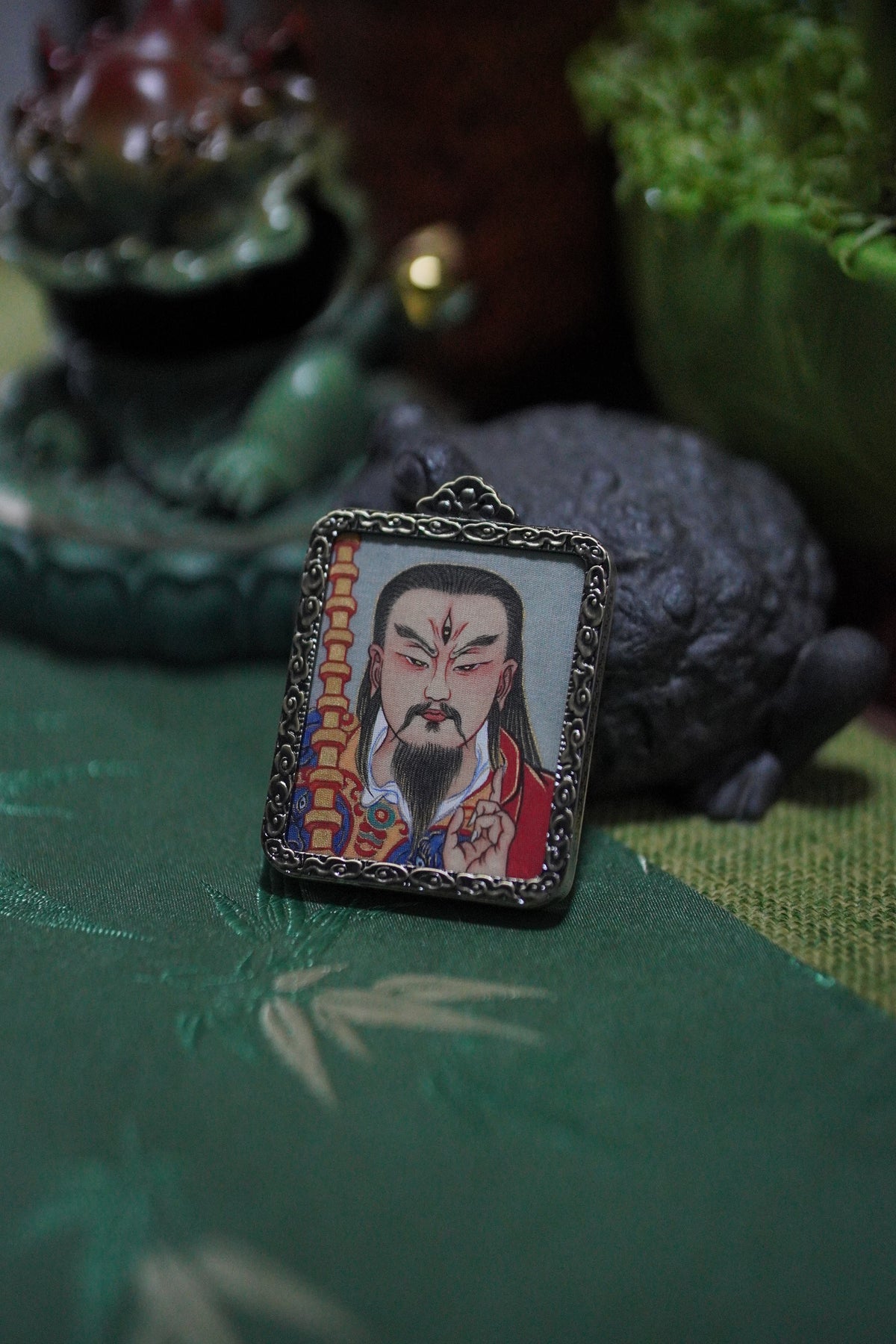 Leizu | Original Hand-Painted Taoist Deity Amulet