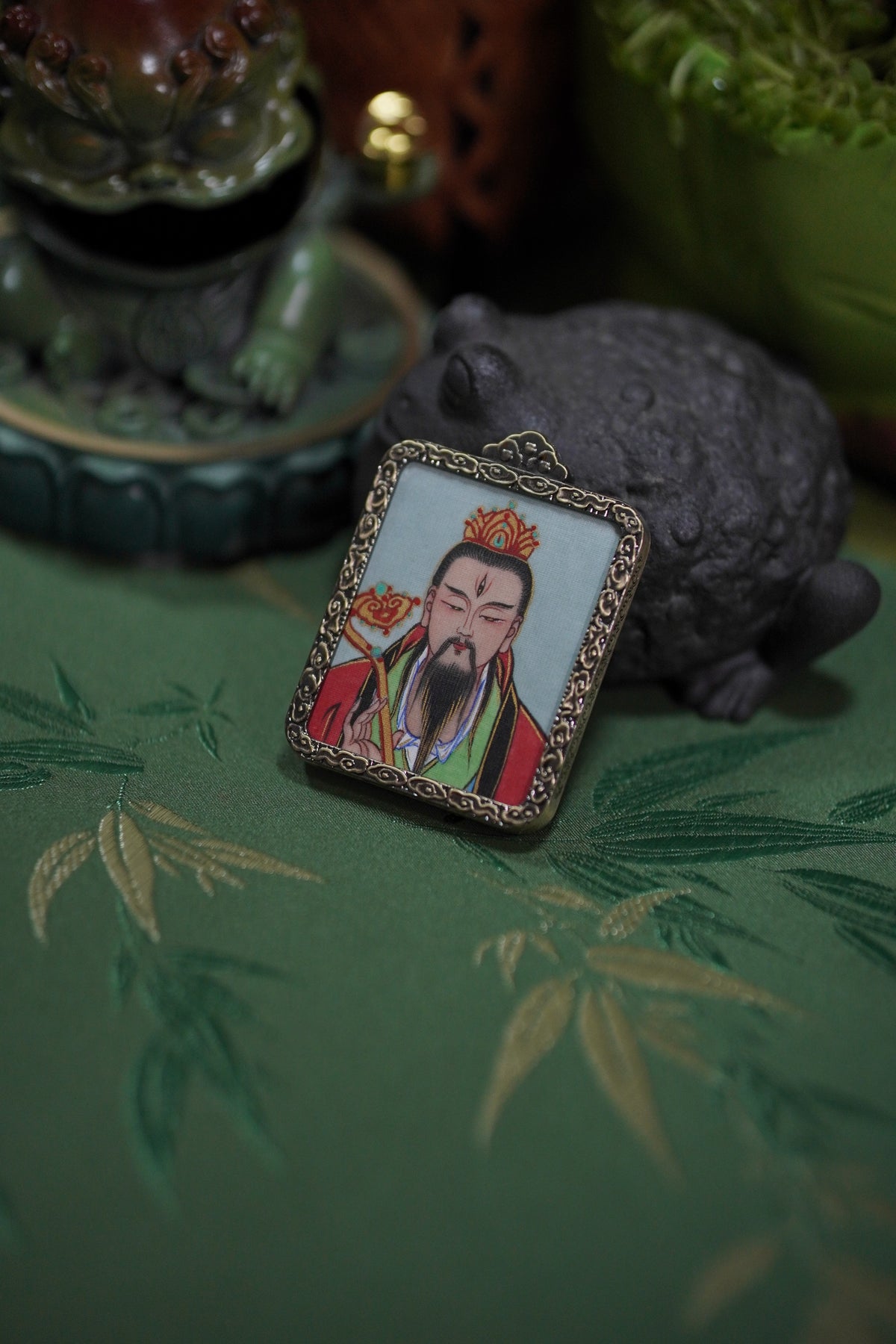 Leizu | Original Hand-Painted Taoist Deity Amulet